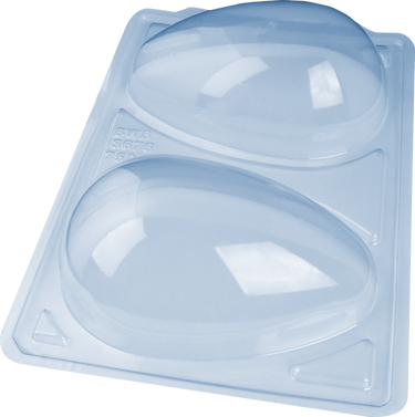 Plain Easter Egg 3-Part Chocolate Mold 750g Shell (BWB)